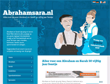 Tablet Screenshot of abrahamsara.nl
